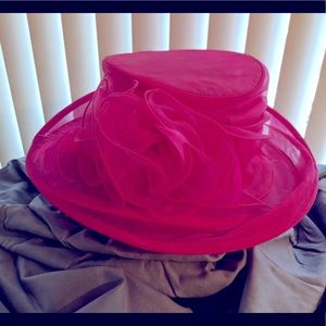 Pink hat for Derby and Easter!